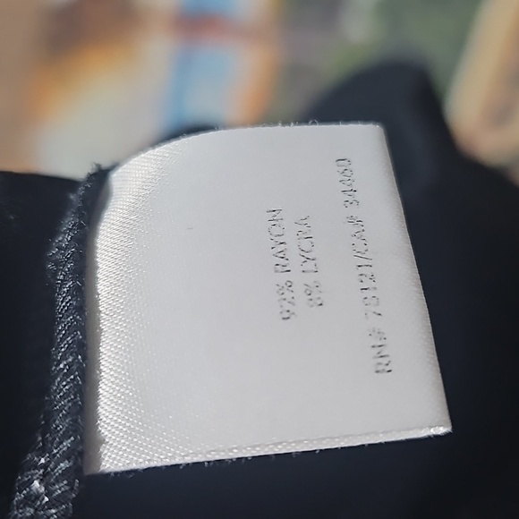 Eileen Fisher Black Pull-on Pants Size Medium - Picture 6 of 6